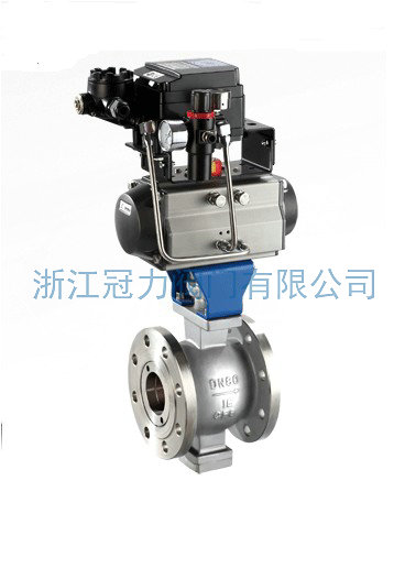 V型球閥：零部件少，使用操作方便！